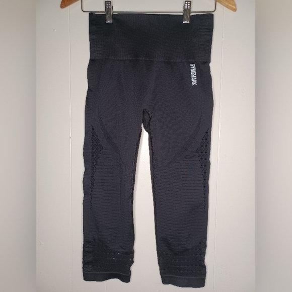 Gymshark Pants - Gymshark Women's Charcoal Leggings